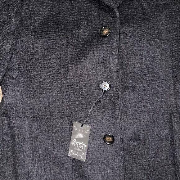 NWT DOUBLE FACE ITALIAN WOOL KNIT OVERCOAT RELEASED THIS YEAR. - Picture 2 of 7